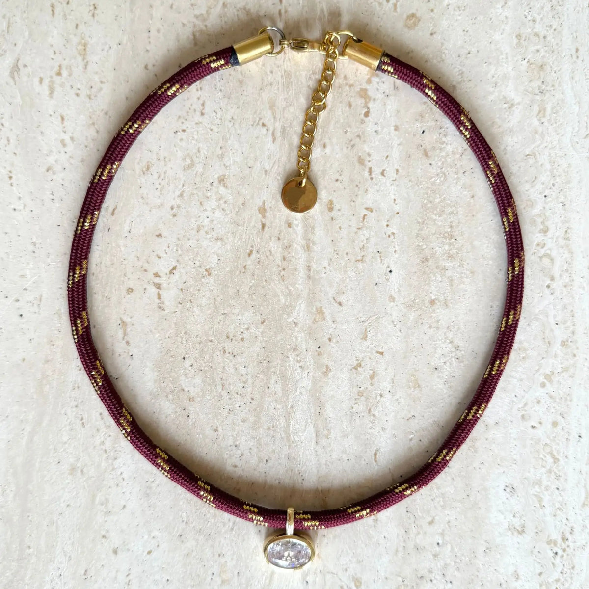 Solara Boho Multilayer Necklace – Colourful Rope & Gold-Plated Chain | Zircon Pendant Choker | Women’s Bohemian Jewellery