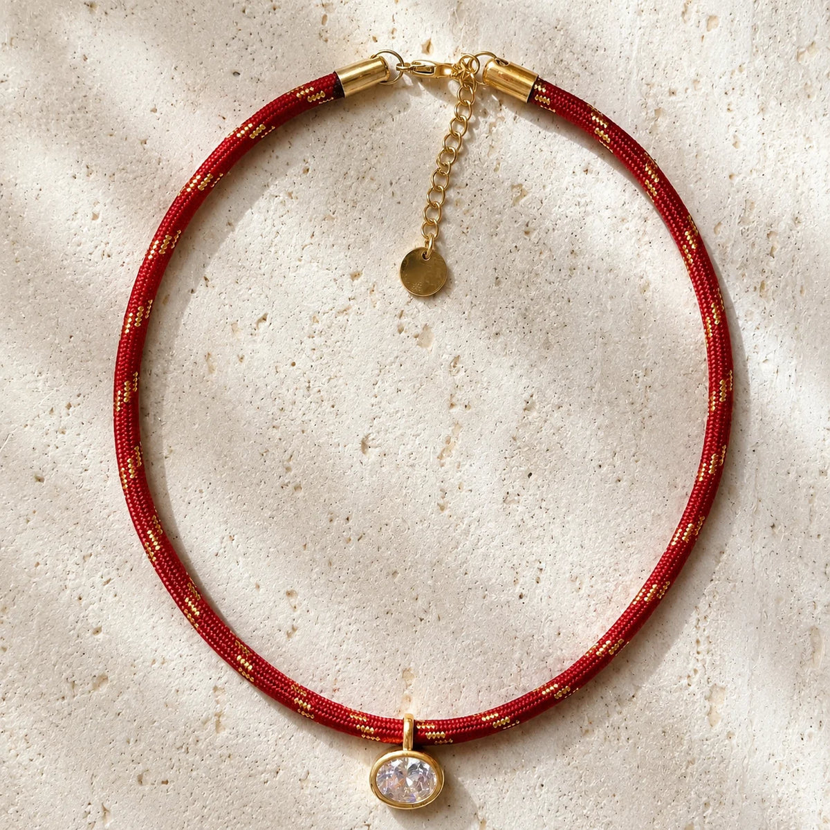 Solara Boho Multilayer Necklace – Colourful Rope & Gold-Plated Chain | Zircon Pendant Choker | Women’s Bohemian Jewellery
