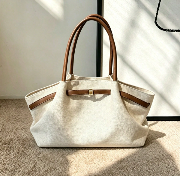 Marivelle Textured Shoulder Tote