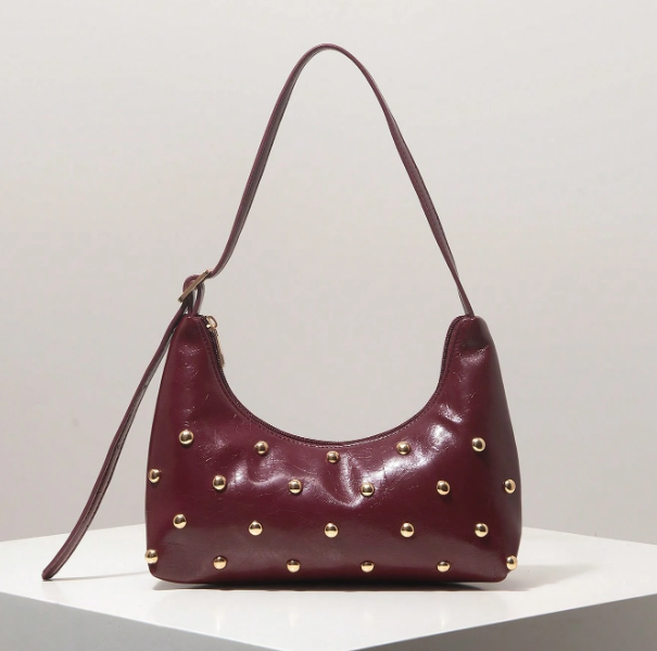 Varelle Studded Shoulder Bag