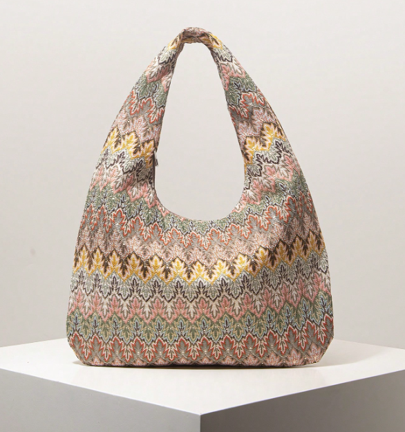 Vachette Patterned Hobo Bag
