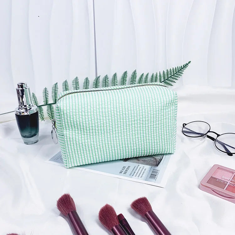 Rosalie Striped Cosmetic Bag