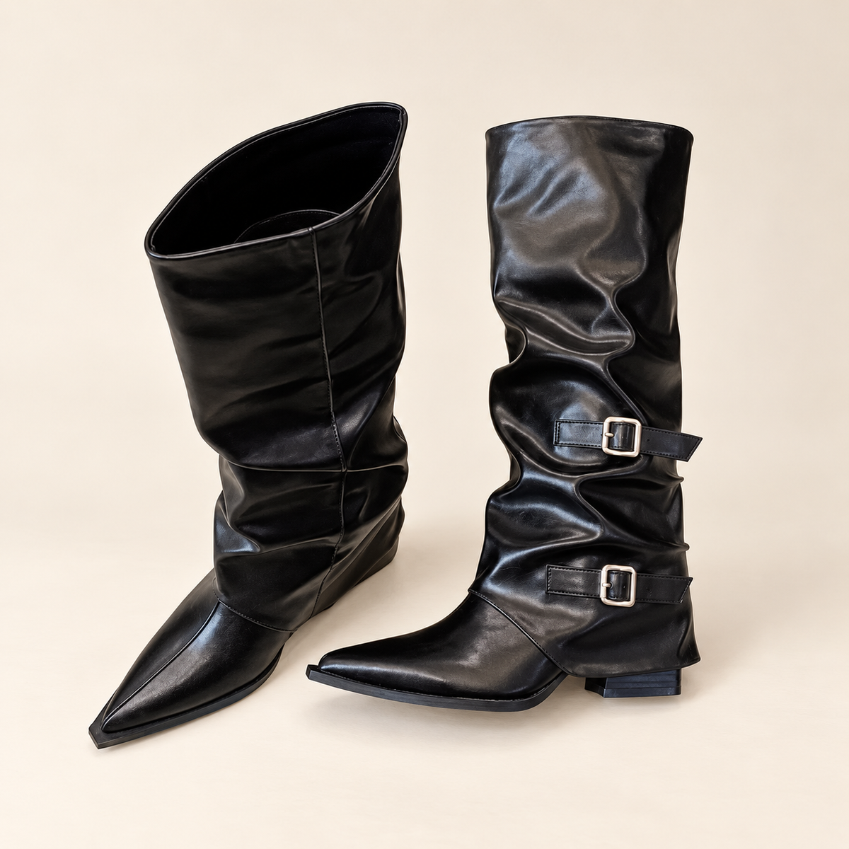 Varelle Foldover Knee-High Boots — additional product view