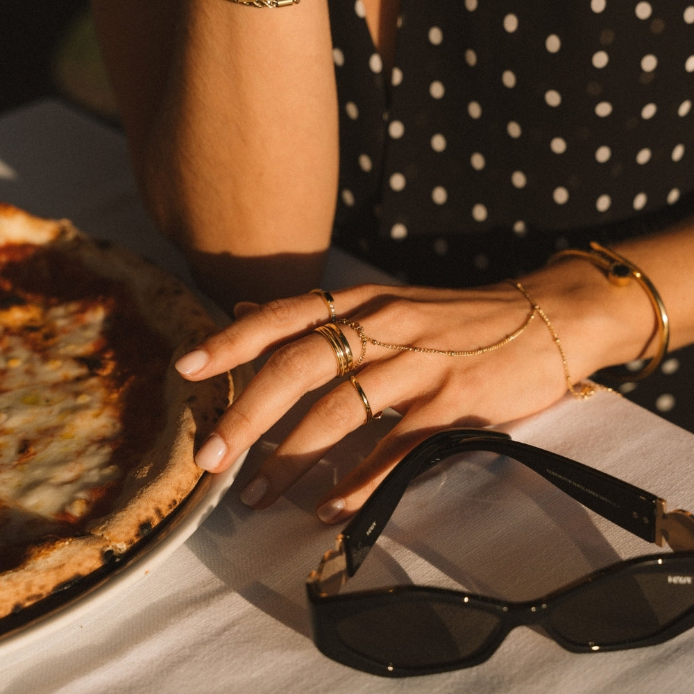 Gold Hand Chain Bracelet