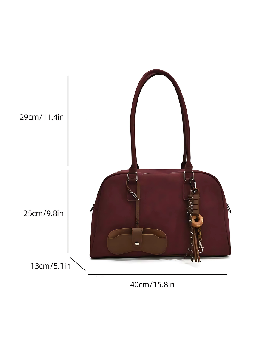 Sienna Suede Bag - Trendy And Casual