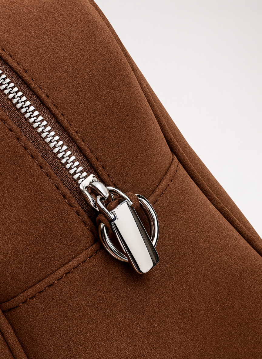 Sienna Suede Bag - Trendy And Casual