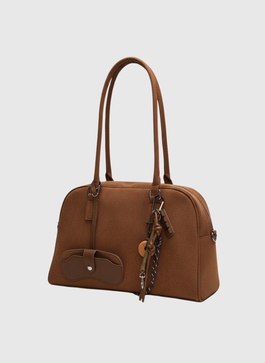 Sienna Suede Bag - Trendy And Casual