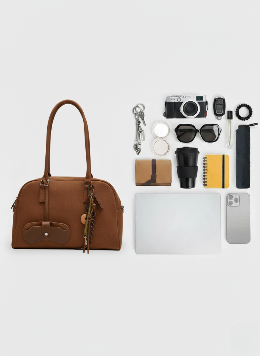 Sienna Suede Bag - Trendy And Casual