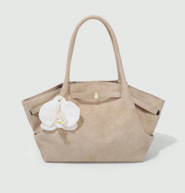 Mirevane Flower Detail Shoulder Tote