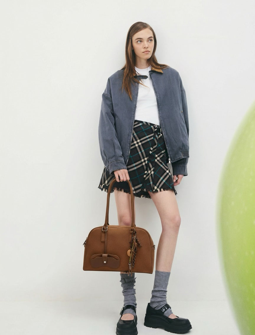 Sienna Suede Bag - Trendy And Casual