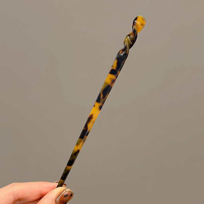 Meiyara Vintage-Inspired Hair Stick – Women’s Chinese-Style Hair Pin | Acrylic Chopstick Hair Accessory | Elegant Bun & Updo Hairwear