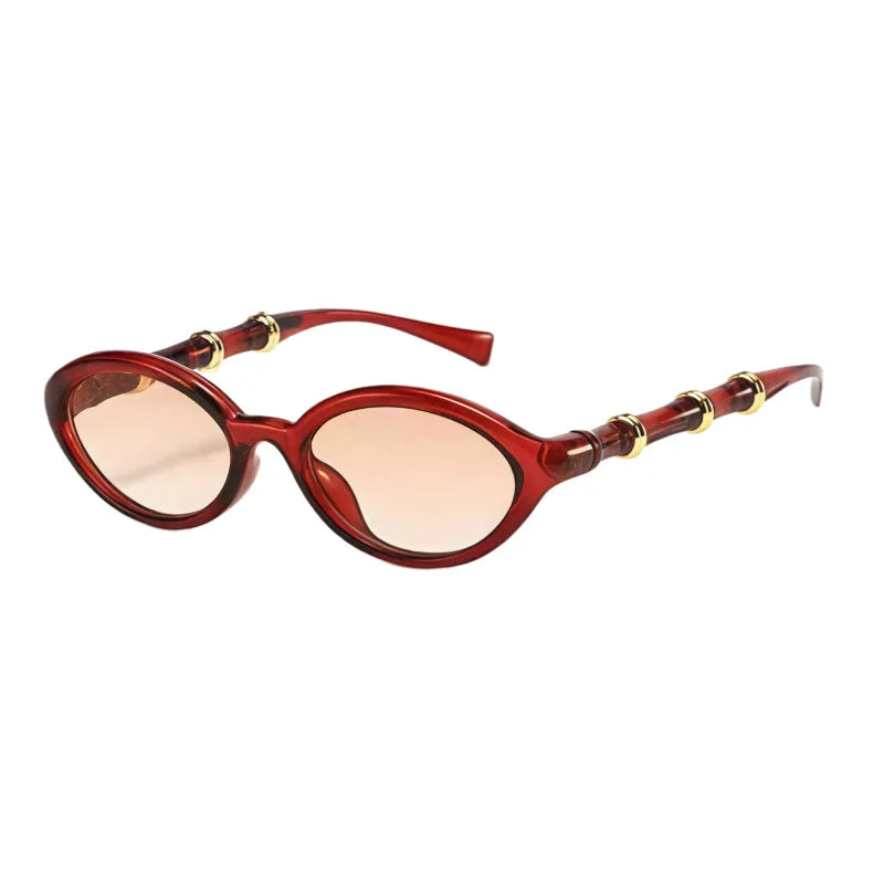 Rivelle Retro Rivet Oval Sunglasses – Women’s Small Vintage Shades | Gradient Mirrored Lenses | Trendy Casual Eyewear