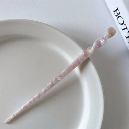 Meiyara Vintage-Inspired Hair Stick – Women’s Chinese-Style Hair Pin | Acrylic Chopstick Hair Accessory | Elegant Bun & Updo Hairwear