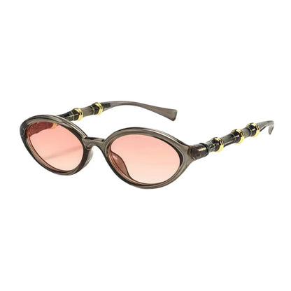Rivelle Retro Rivet Oval Sunglasses – Women’s Small Vintage Shades | Gradient Mirrored Lenses | Trendy Casual Eyewear