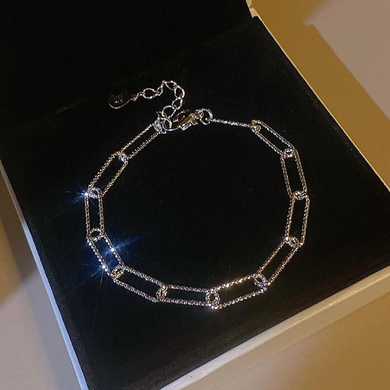Virelle Colour Zircon Tennis Bracelet – Gold-Tone Cubic Zirconia Chain | Prong-Set Statement Jewellery | Women’s Sparkling Bracelet