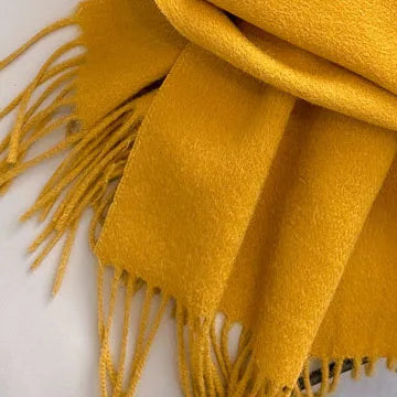Wynmere 100% Wool Winter Scarf – Unisex Warm Neck Wrap | 180 × 32cm Solid Colour Shawl | Women’s & Men’s Cold Weather Scarf
