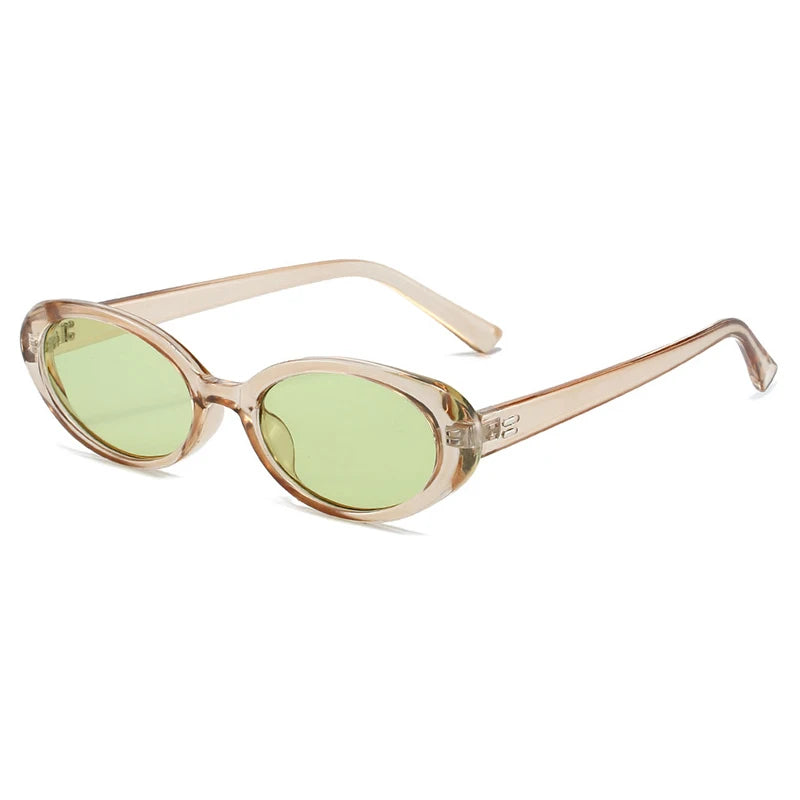 Viretta Retro Oval Sunglasses – Women’s UV400 Fashion Eyewear | Gradient Photochromic Lenses | Vintage-Inspired Outdoor Sun Glasses
