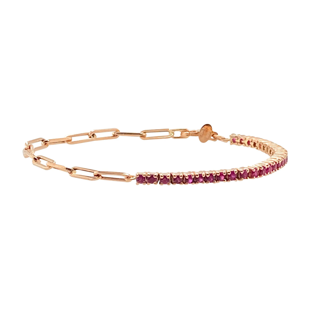 Virelle Colour Zircon Tennis Bracelet – Gold-Tone Cubic Zirconia Chain | Prong-Set Statement Jewellery | Women’s Sparkling Bracelet