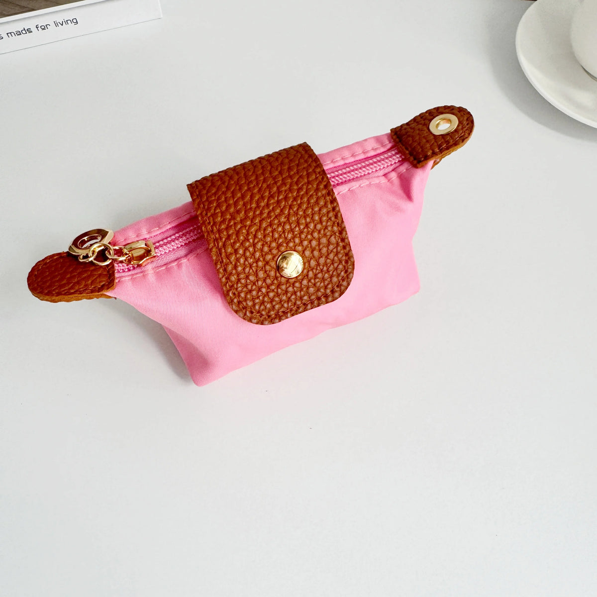 Pockelle Mini Travel Accessory Pouch – Portable Headphone & Earphone Bag | Key, Coin & Small Essentials Holder | Handbag Travel Organiser