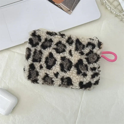Amorette Heart Print Mini Cosmetic Pouch – Women’s Small Lipstick & Makeup Bag | Plush Zip Travel Organiser | Cosmetic, Card & Everyday Storage Purse