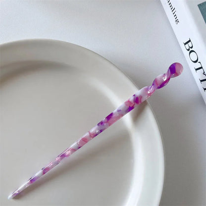 Meiyara Vintage-Inspired Hair Stick – Women’s Chinese-Style Hair Pin | Acrylic Chopstick Hair Accessory | Elegant Bun & Updo Hairwear