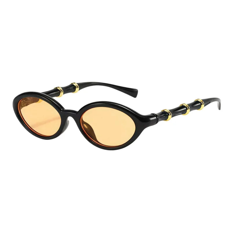 Rivelle Retro Rivet Oval Sunglasses – Women’s Small Vintage Shades | Gradient Mirrored Lenses | Trendy Casual Eyewear
