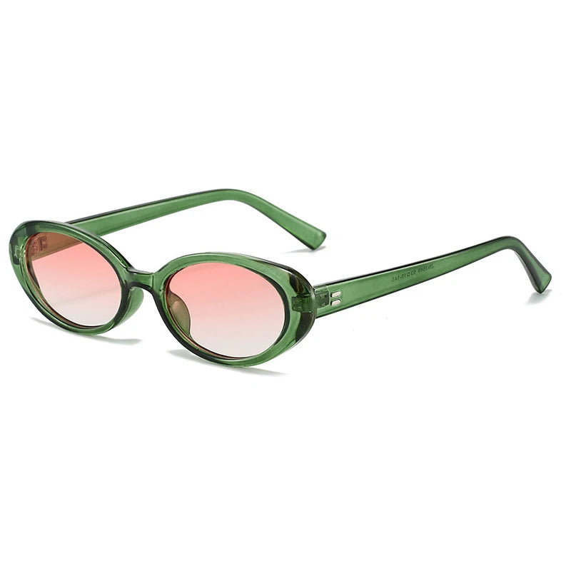 Viretta Retro Oval Sunglasses – Women’s UV400 Fashion Eyewear | Gradient Photochromic Lenses | Vintage-Inspired Outdoor Sun Glasses