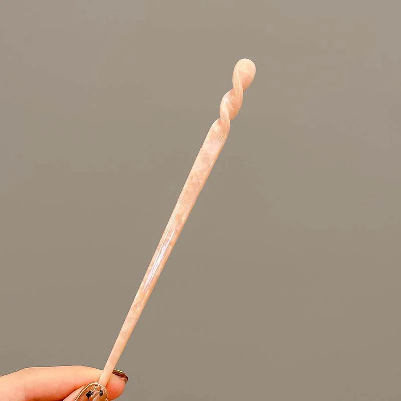 Meiyara Vintage-Inspired Hair Stick – Women’s Chinese-Style Hair Pin | Acrylic Chopstick Hair Accessory | Elegant Bun & Updo Hairwear