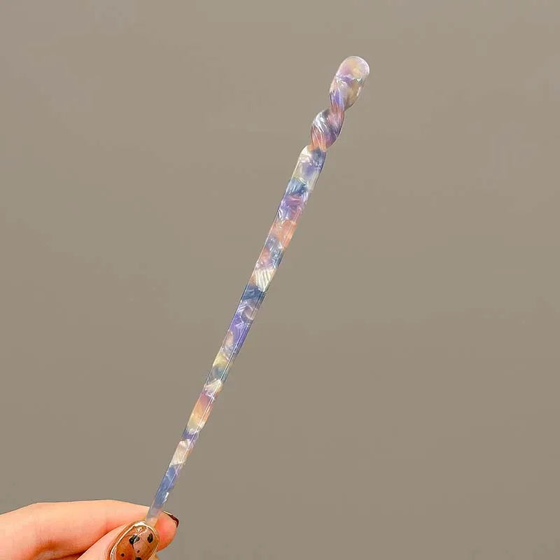 Meiyara Vintage-Inspired Hair Stick – Women’s Chinese-Style Hair Pin | Acrylic Chopstick Hair Accessory | Elegant Bun & Updo Hairwear