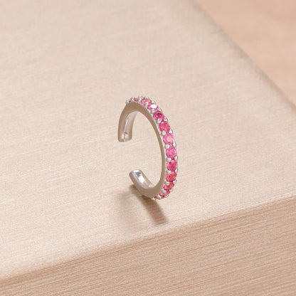 Orlienne Cubic Zirconia Ear Cuff – Women’s Non-Piercing Stainless Steel Ear Clip | 14K Gold-Plated Finish | Cartilage-Style Jewellery