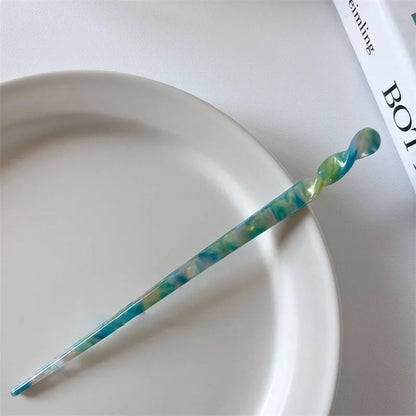 Meiyara Vintage-Inspired Hair Stick – Women’s Chinese-Style Hair Pin | Acrylic Chopstick Hair Accessory | Elegant Bun & Updo Hairwear