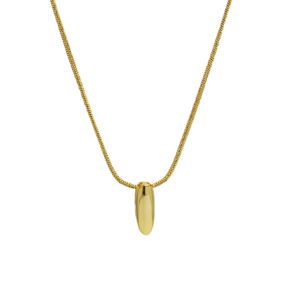 Aloura Bubble Initial Pendant Necklace – Gold-Plated Alphabet Letter Chain | A–Z Personalised Jewellery | Women’s Statement Necklace