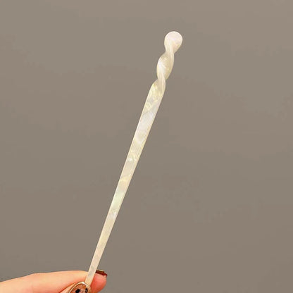 Meiyara Vintage-Inspired Hair Stick – Women’s Chinese-Style Hair Pin | Acrylic Chopstick Hair Accessory | Elegant Bun & Updo Hairwear