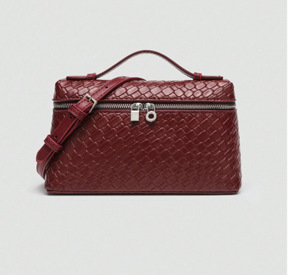 Velmora Geometric Pattern Bag – Women’s Structured PU Shoulder Handbag | Modern Pattern Design | Versatile Everyday Purse