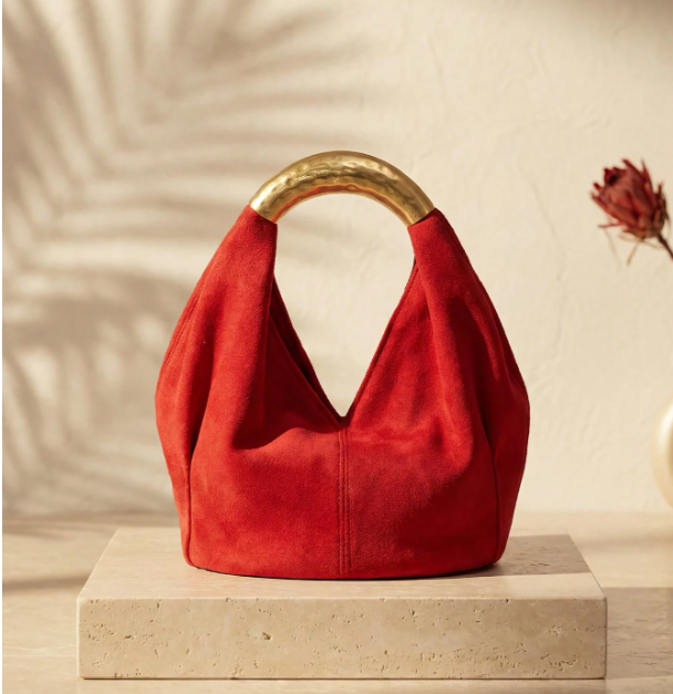 Avelisse Metal Handle Mini Bag