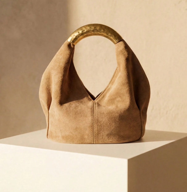 Avelisse Metal Handle Mini Bag
