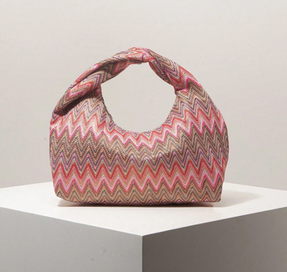 Virelia Patterned Top Handle Bag