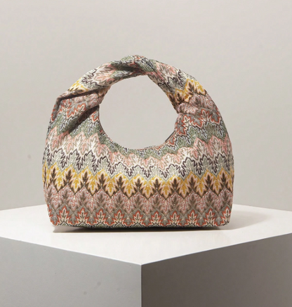Virelia Patterned Top Handle Bag