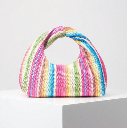 Virelia Patterned Top Handle Bag