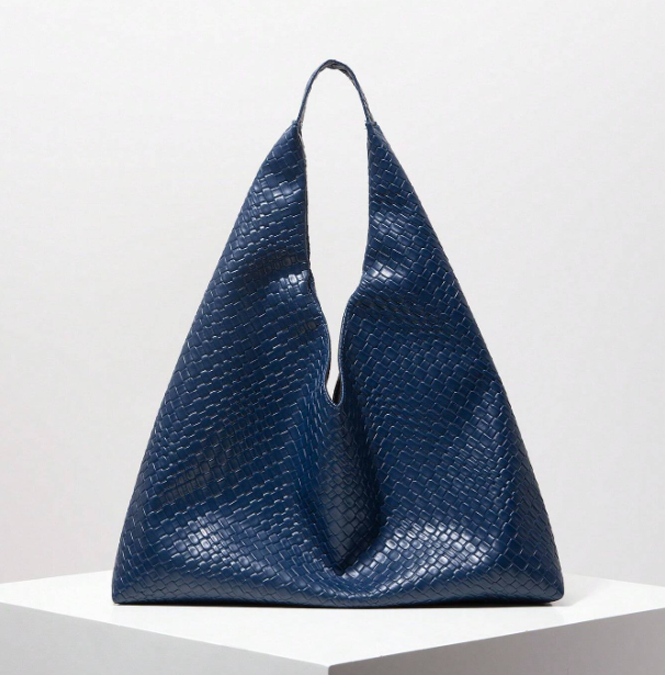 Geovelle Woven-Effect Shoulder Tote