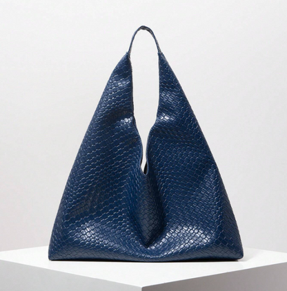 Geovelle Woven-Effect Shoulder Tote
