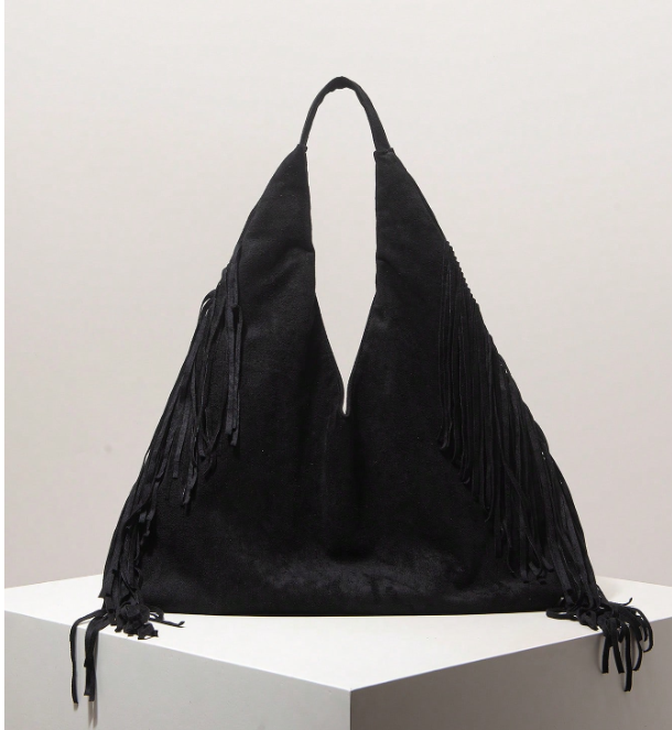 Aurevine Fringe Shoulder Tote