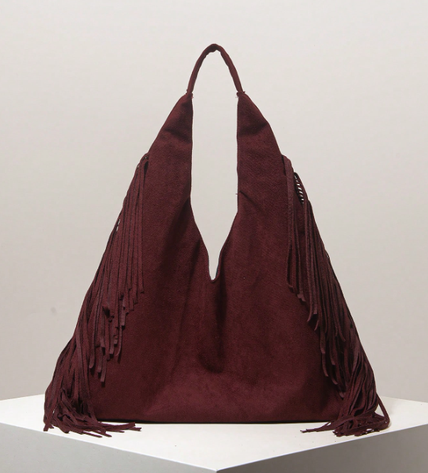 Aurevine Fringe Shoulder Tote