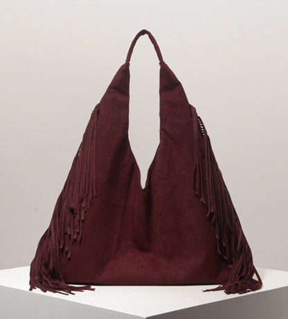 Aurevine Fringe Shoulder Tote