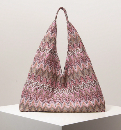 Mirevane Patterned Shoulder Tote