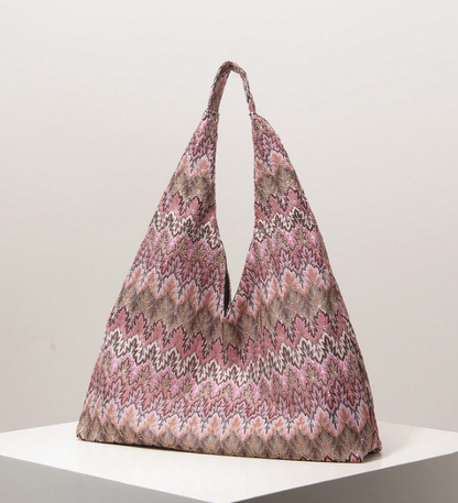 Mirevane Patterned Shoulder Tote