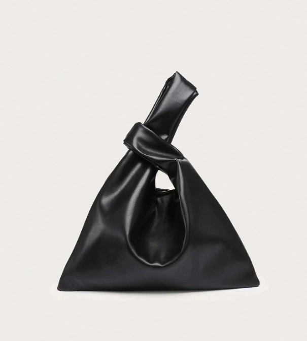 Avelisse Asymmetrical PU Top Handle Bag – Women’s Small Double Handle Handbag | Magnetic Closure | Funky Party Accessory