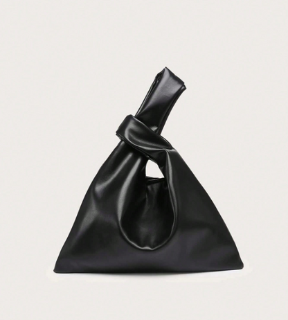 Avelisse Asymmetrical PU Top Handle Bag – Women’s Small Double Handle Handbag | Magnetic Closure | Funky Party Accessory