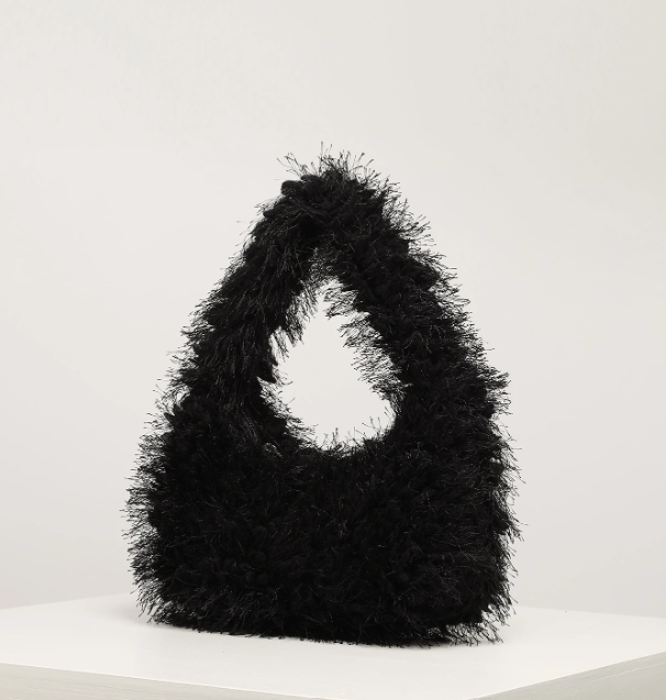 Velmora Fluffy Hobo Bag