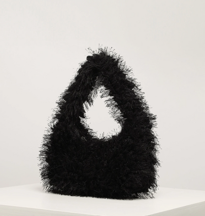 Velmora Fluffy Hobo Bag